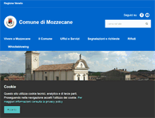 Tablet Screenshot of comunemozzecane.it